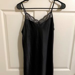 Sleepwear silk dress